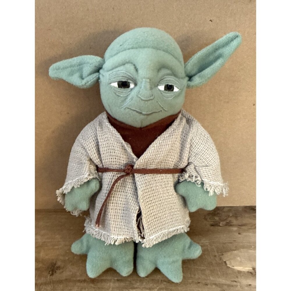 Star Wars Buddies Yoda (1997)  6” Toy Beanie Plush Vintage Doll Stuffy Plush